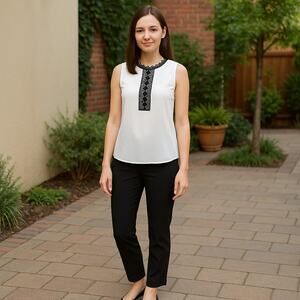 Yyigal Top Lace Trim Blouse